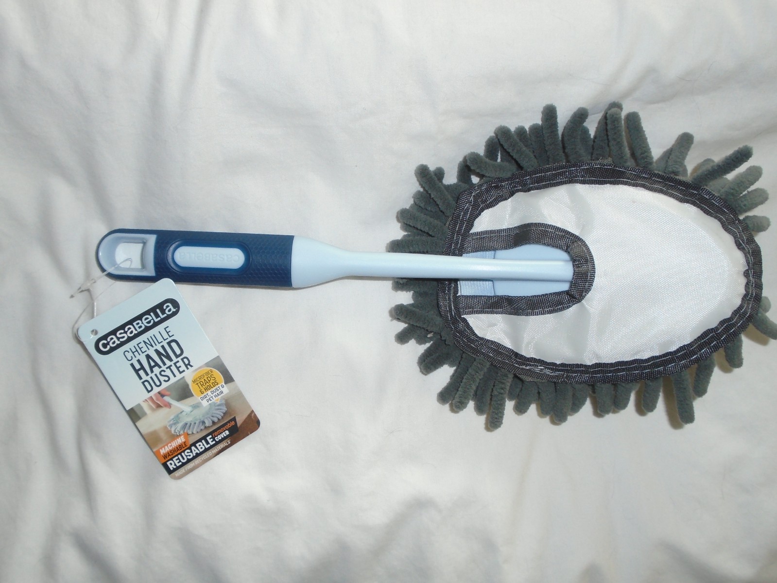 Casabella Chenille Microfiber 12″ Hand Duster Dusting Wand – NEW