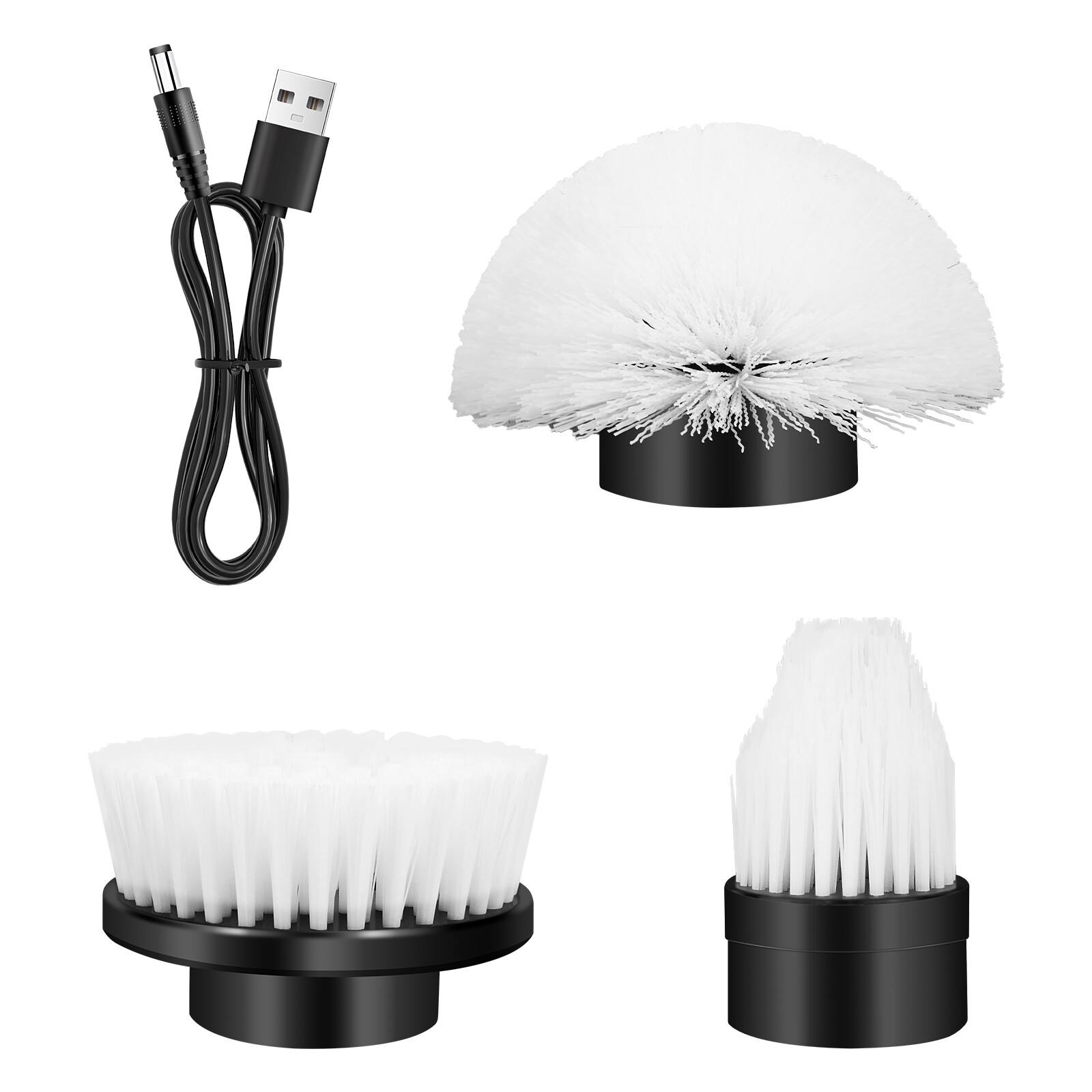 3 in 1 Electric Cleaning Brush Handheld Kitchen Cleaner Cordless Spin Scrubber