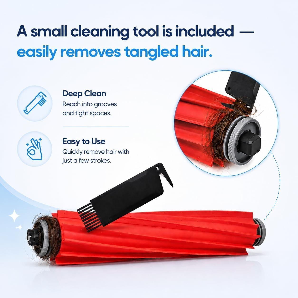 3 Main Brush Replacement Compatible with Roborock S7 Series, S7 Max Ultra, QV…