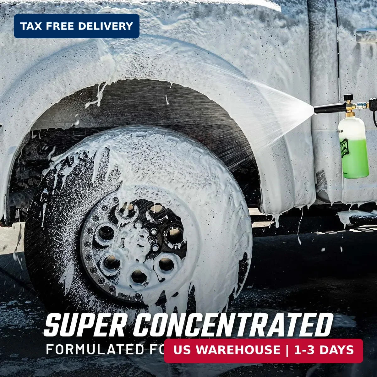 Total Off-Road Wash Super Concentrate – Thick Foaming Car Wash Soap with Hybrid-