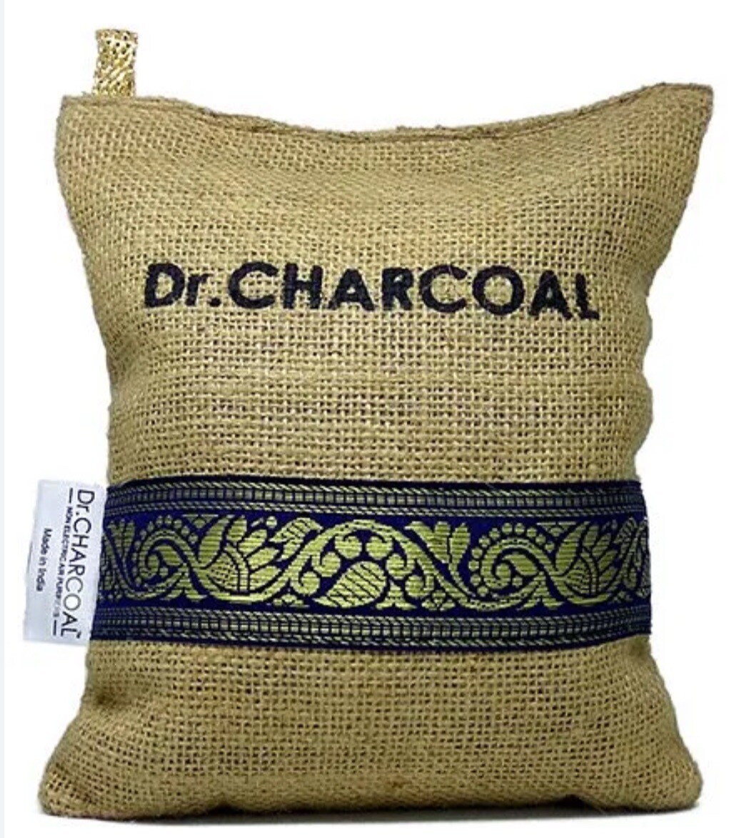 Dr. CHARCOAL Non-Electric Air Purifier, Covers 30 SQ ft, Set of 2, NEW