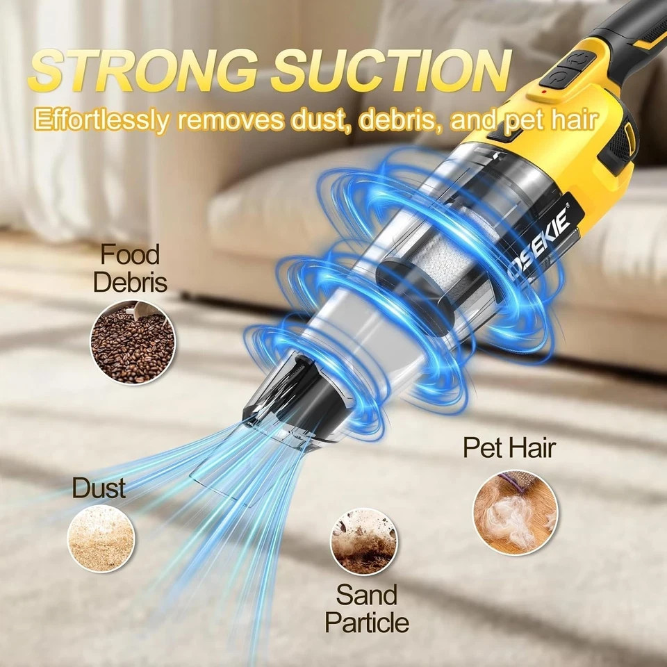 Cordless Vacuum for DeWalt 20V Battery, 5 in 1 Handheld Electric Vacuum Cl…