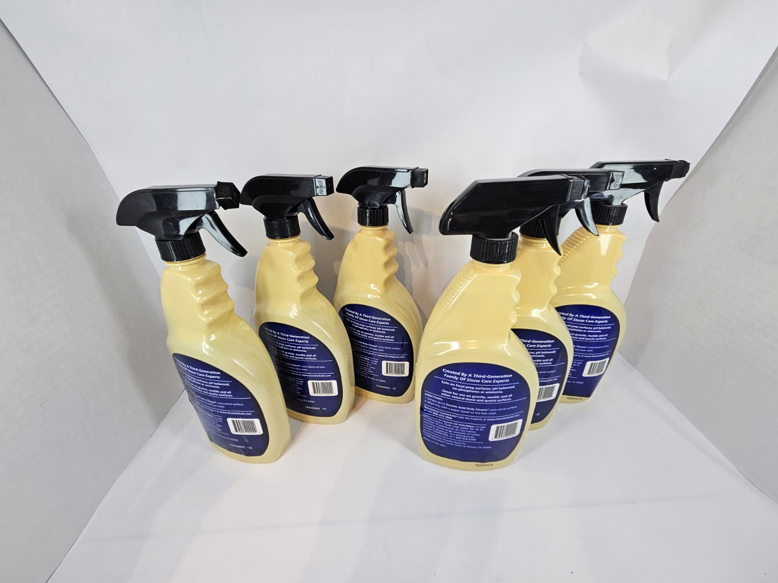 Lot of 6 24oz Bottles Granite Gold Daily Cleaner for Granite Marble Quartz Stone