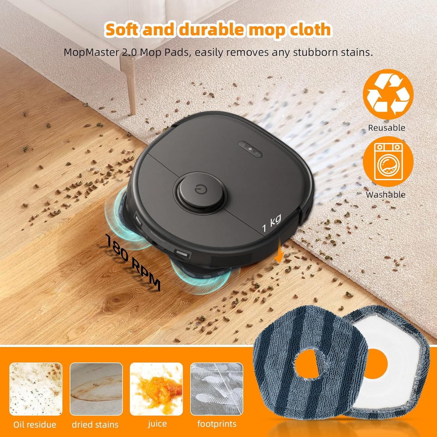 22 Pack Replacement Accessories for eufy X10 Pro Omni Robot Vacuum Cleaner