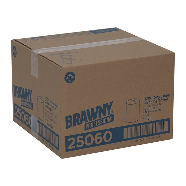 Georgia-Pacific Brawny Pro Disposable Shop Towels Perforated 800/Roll H700 25060