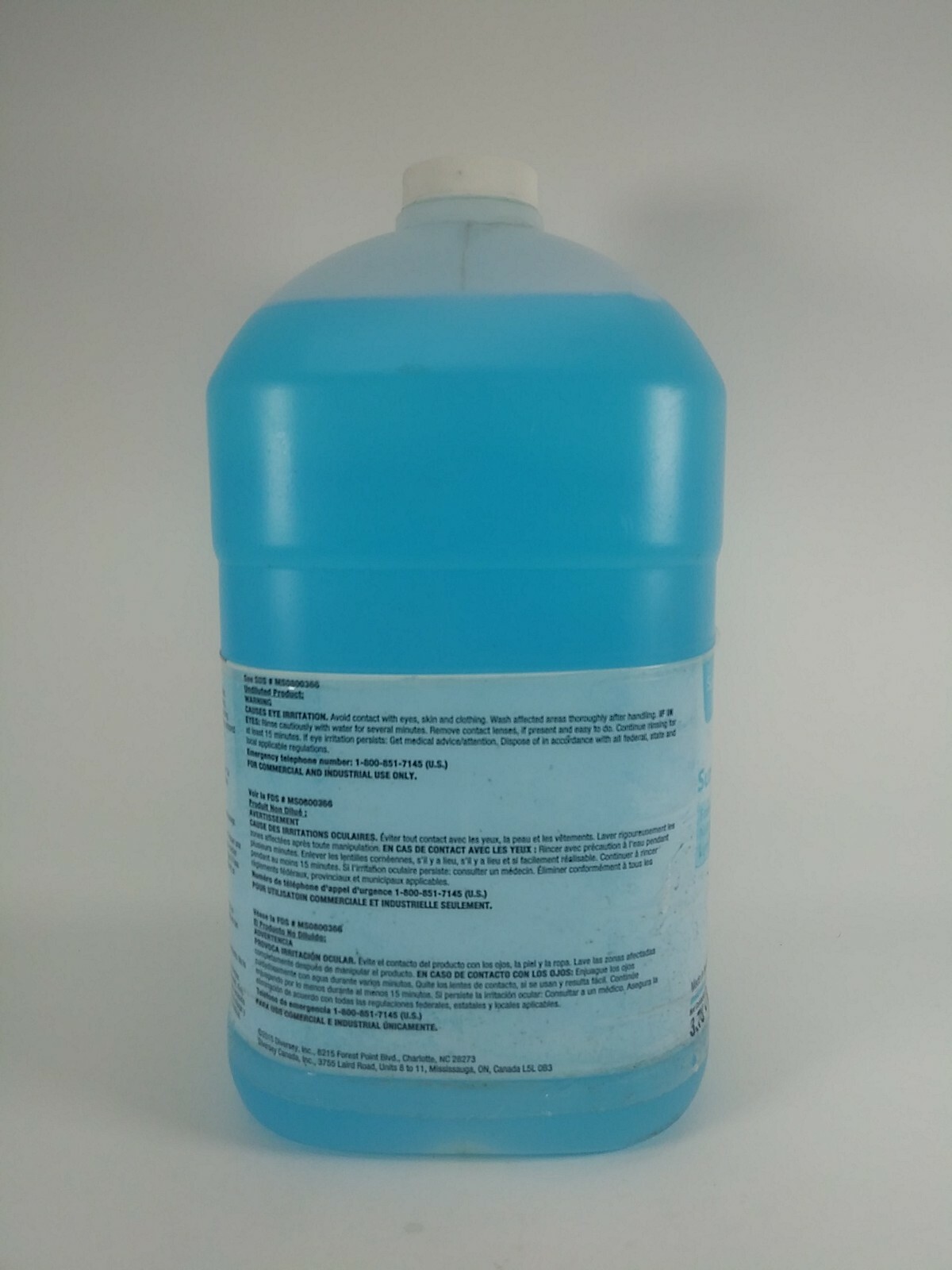 Diversey 948030 Freezer Floor Cleaner,1 Gal.,Blue