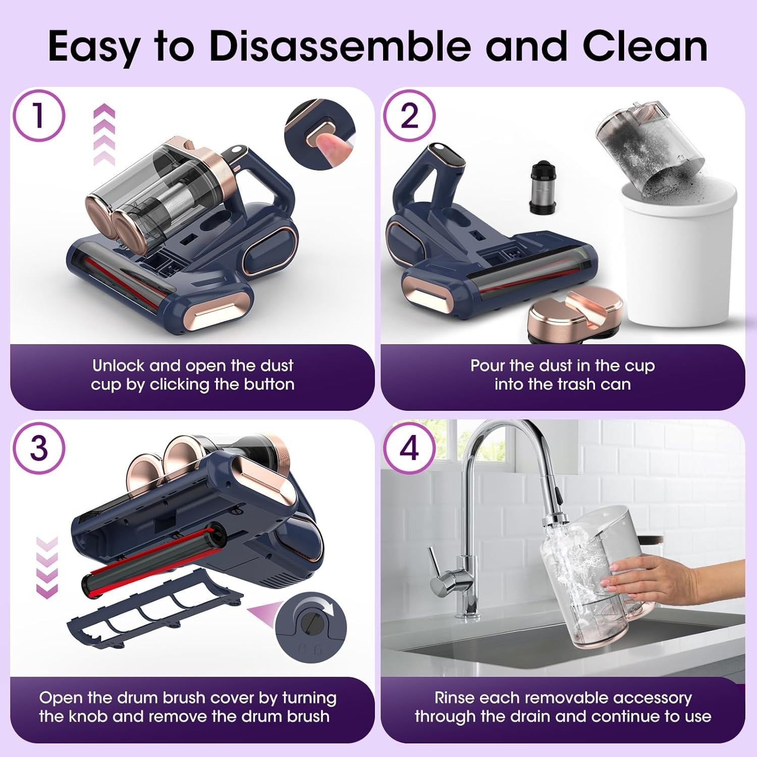 Lightweight Cordless Vacuum with HEPA Filter & 35 Min Runtime for Deep Cleaning