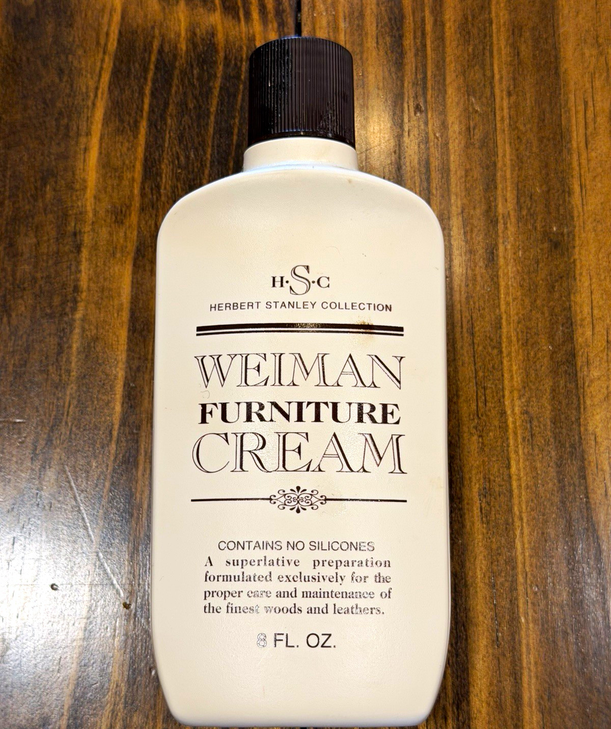 Weiman Furniture Cream UVX-15 No Silicones Unscented 8 fl oz Herbert Stanley