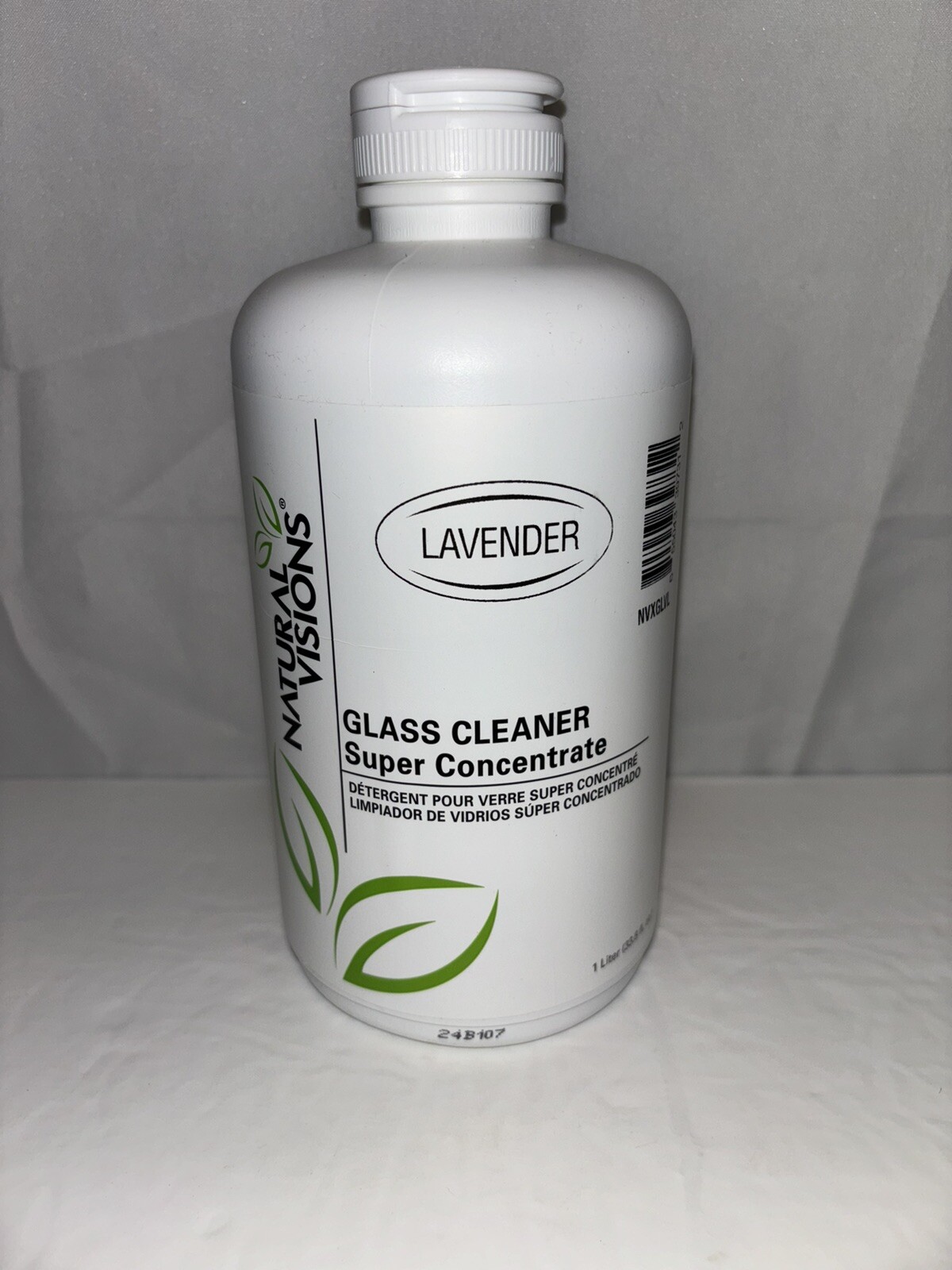 Sealed Natural Visions Lavender Glass Cleaner Super Concentrate 1 Liter 33.8 fl