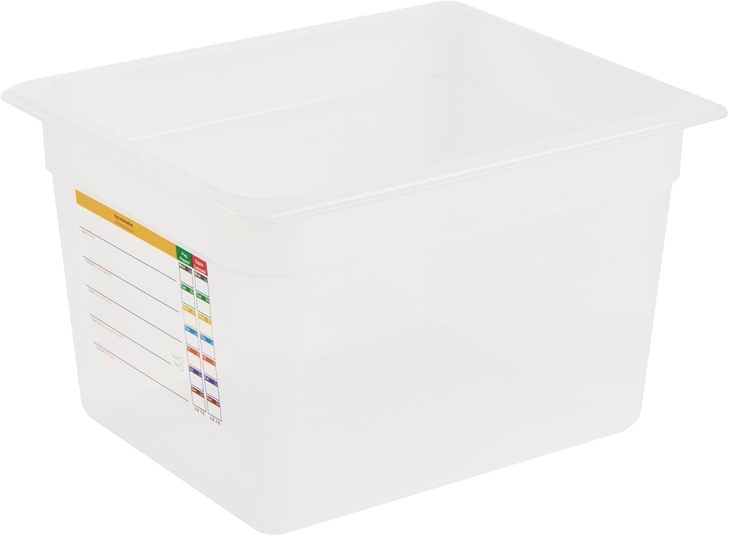 Food Stora Container 1 Pa of 12.7 x 10.3 x 7.8 Inches