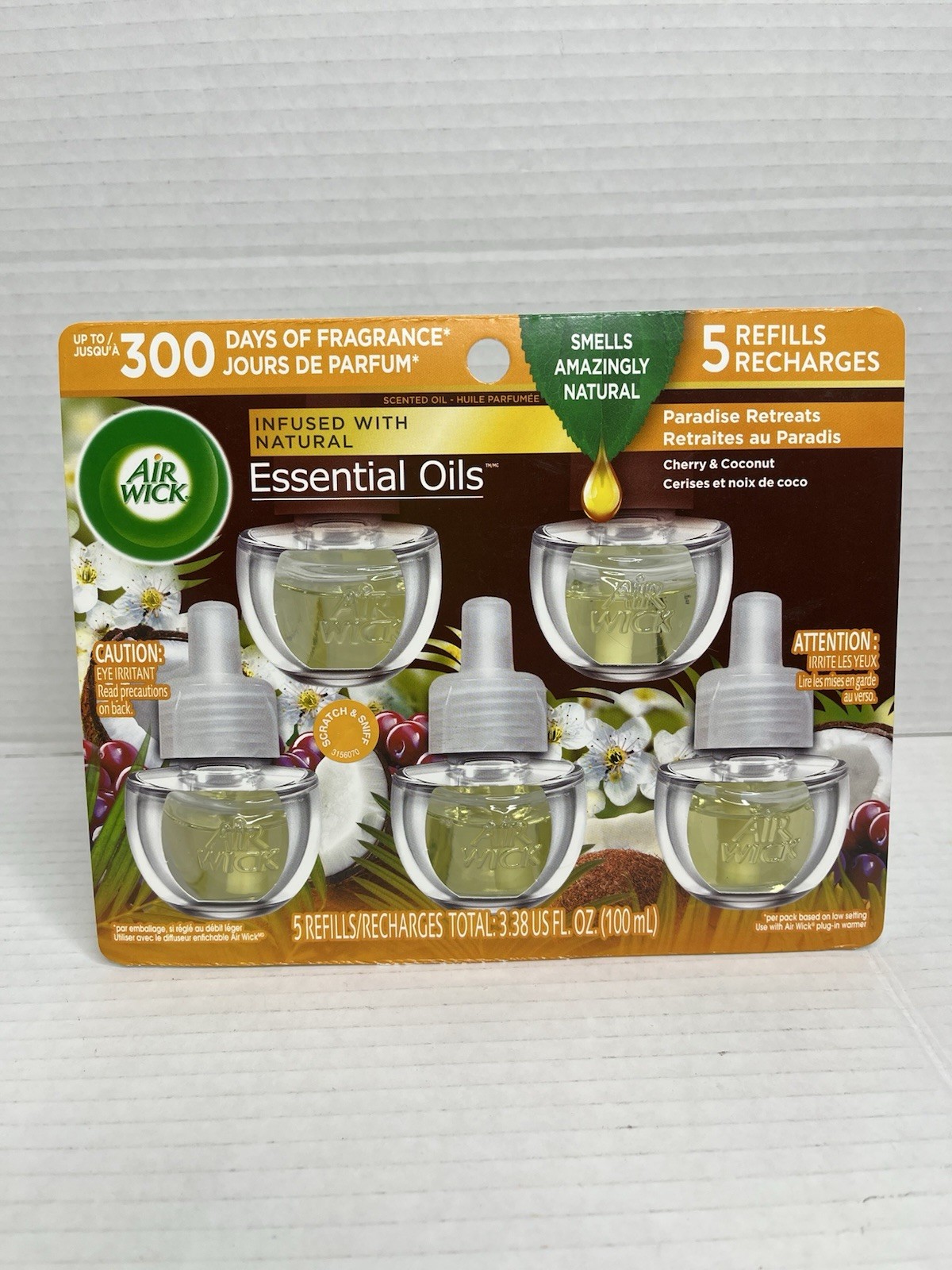 Air Wick Scented Oil Refills Recharges, 5 ct Paradise Retreat