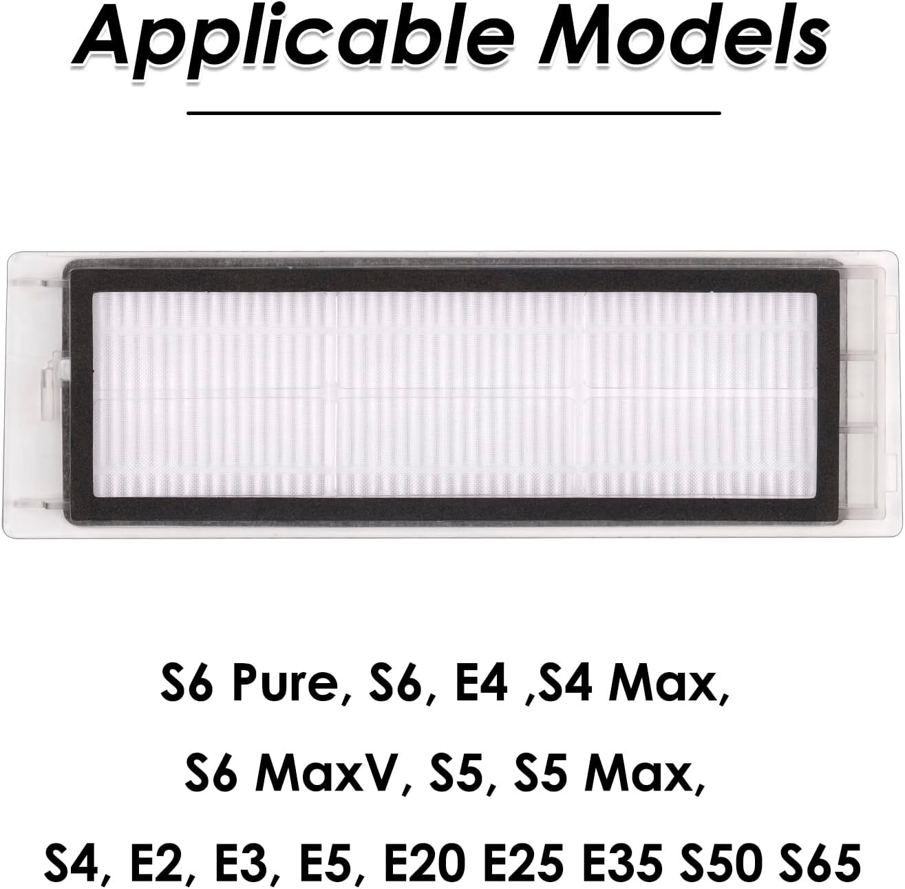 12pack Filters for Roborock S5 E3 E4 E20 E25 E35 S50 S65 Vacuum Cleaner Parts