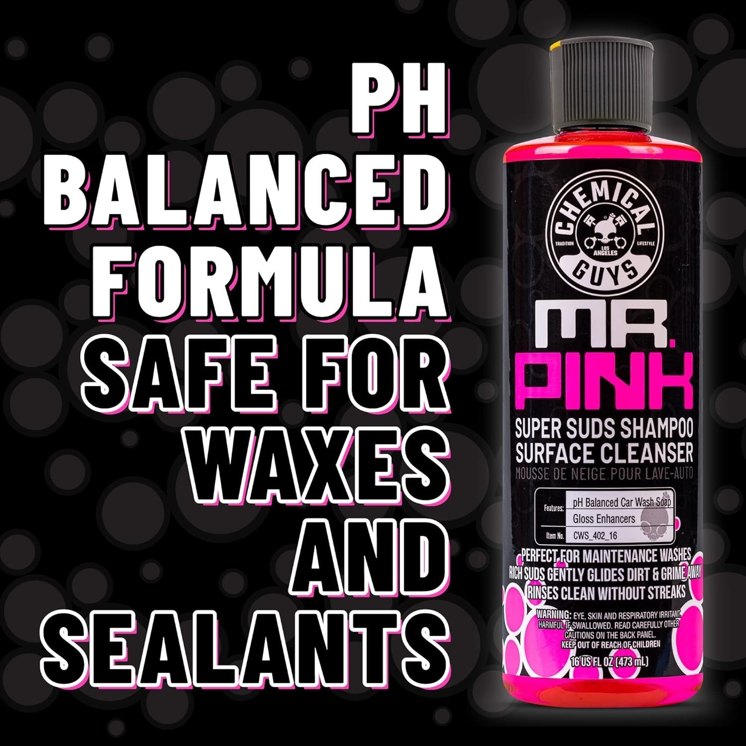 Mr. Pink Car Wash Soap 16 oz Super Suds Foaming Car Wash Soap for Cannon, Bl…