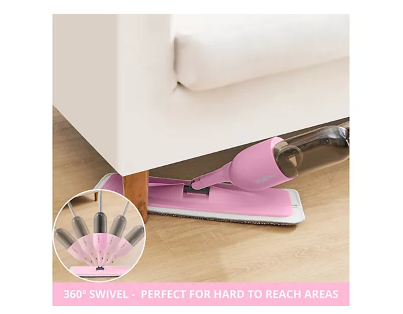 True & Tidy SPRAY-360 Clean Everywhere Spray Mop Kit