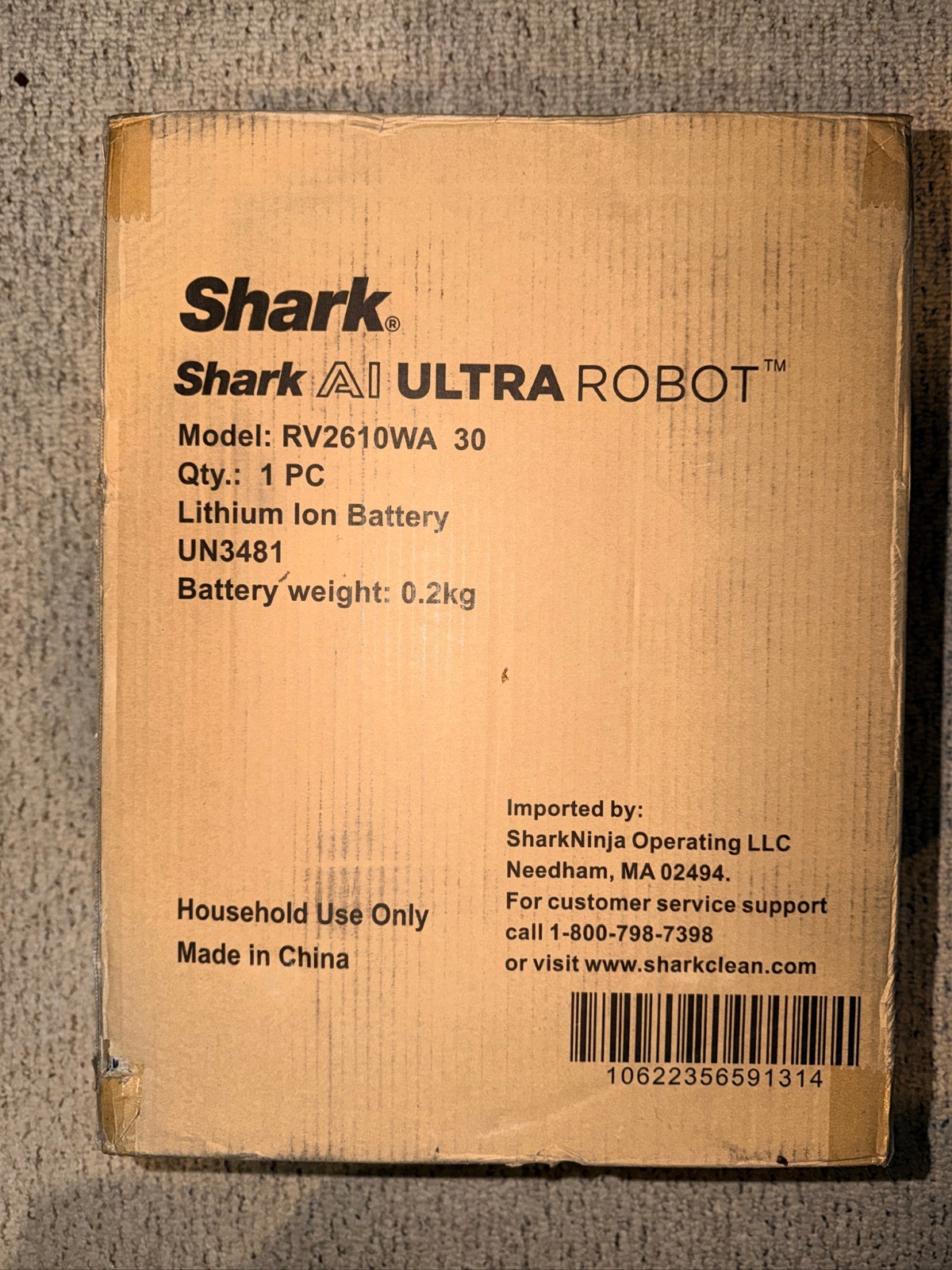 Shark AI Ultra 2-in-1 Cordless Robot Vacuum RV2610WA – NEW IN BOX
