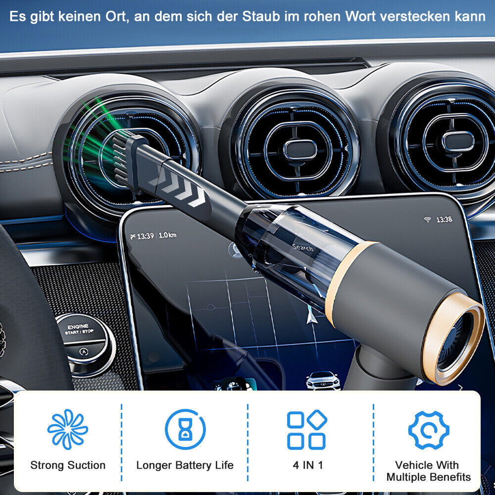95000PA Cordless Hand Held Vacuum Cleaner Mini Portable Car Auto Home Wireless