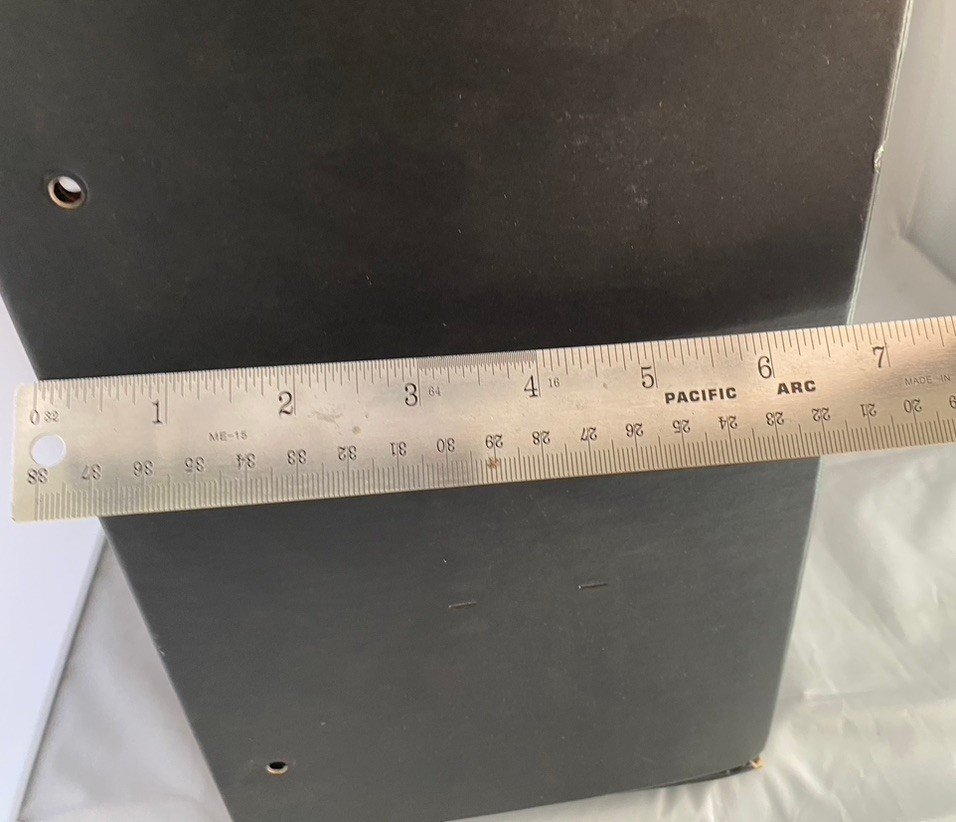 Ikea Kassett Single Large Storage Box Black 33x25x17 CM 13x10x6 7/8 IN Used