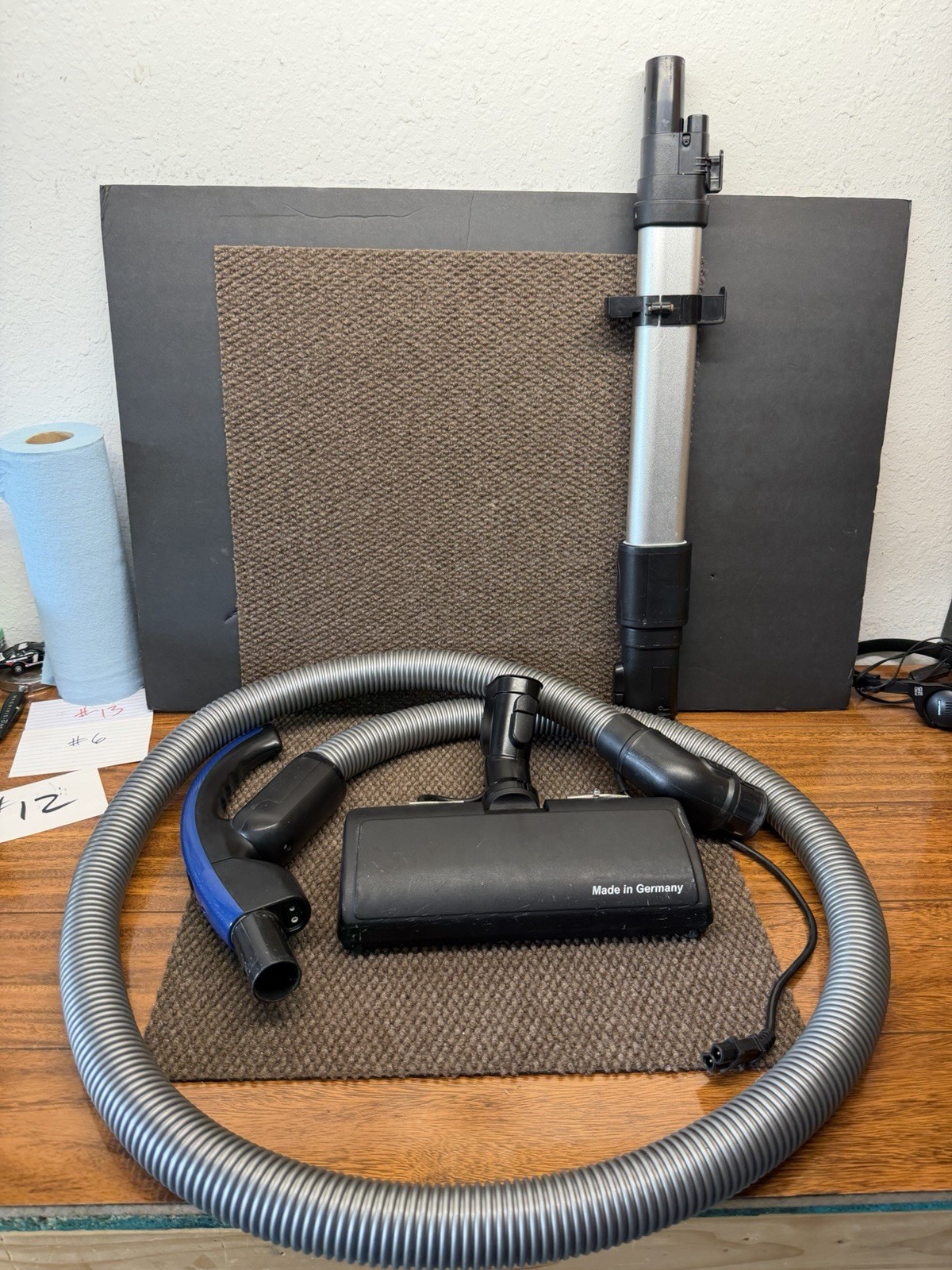 THE BANK “MINT” CANISTER VACUUM ELECTRIC HOSE AND HANDLE ONLY AND POWER HEAD