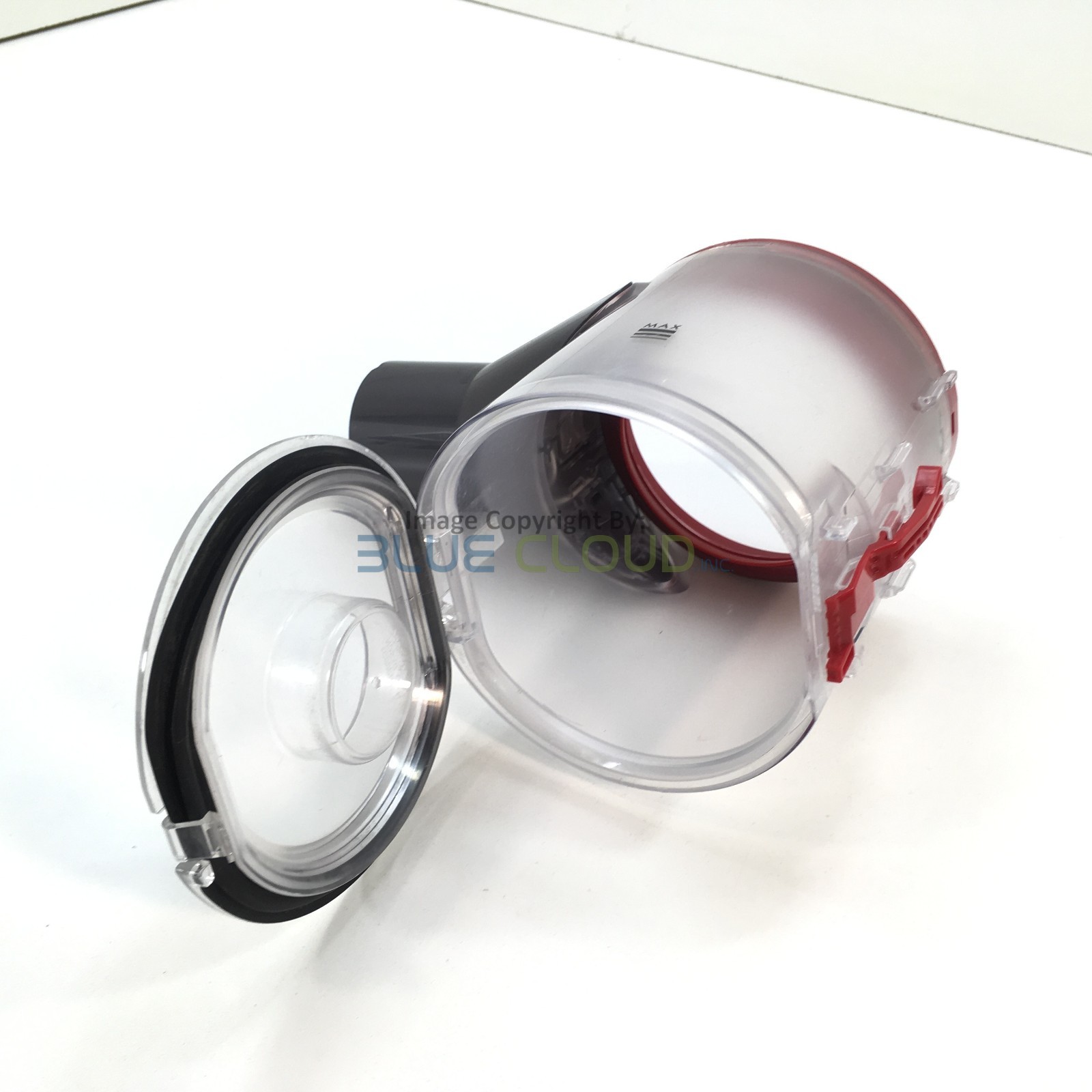 Dyson V7 V8 DIRT DUST BIN CANISTER CAN Clear Genuine OEM # 967699-01 / 972296-01