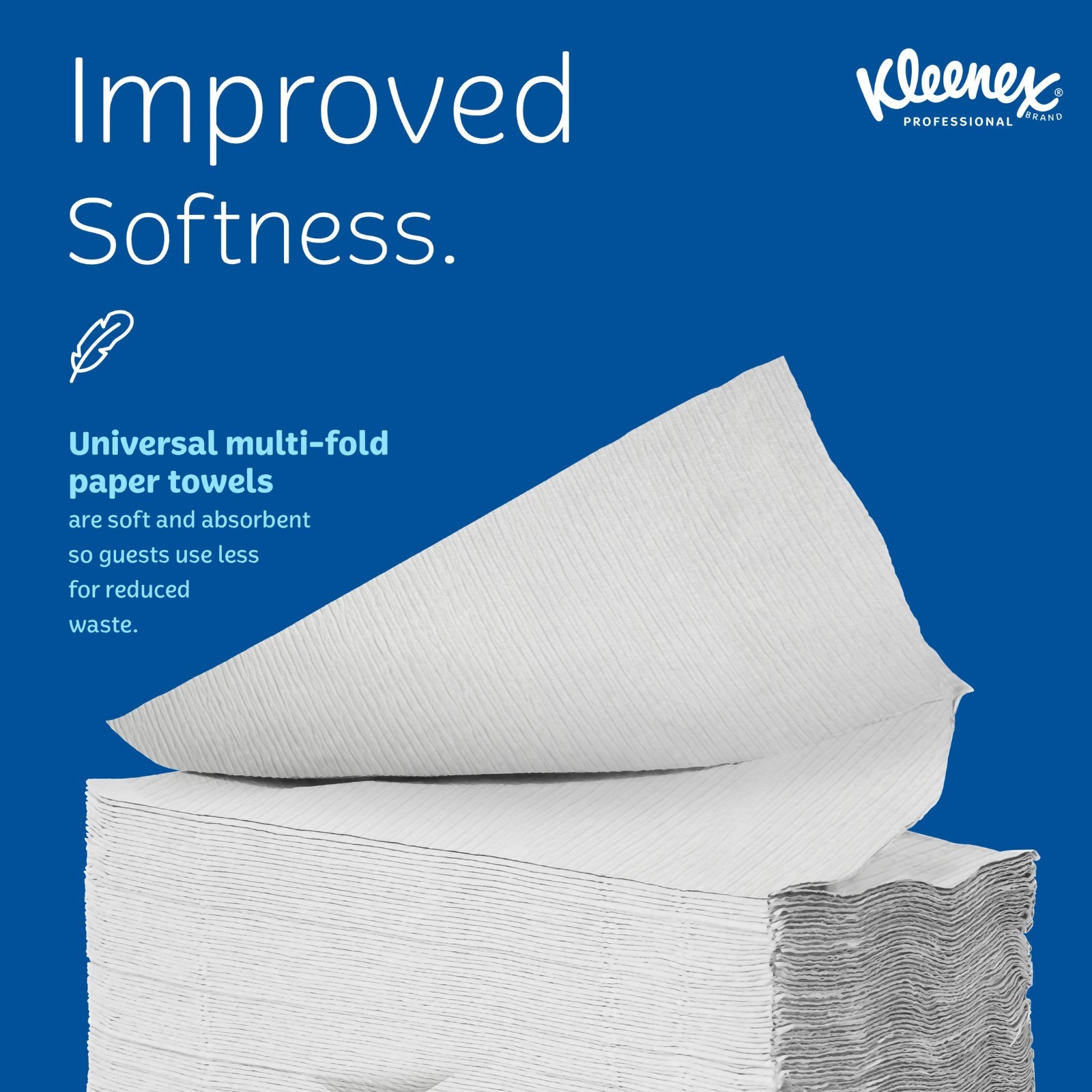 Kleenex Professional Universal Multifold Paper Towels, Bulk (01890), Absorbency