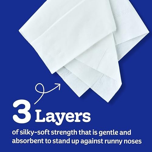 Kleenex Ultra Soft Facial Tissues 4 Cube Boxes 60 Tissues per Box 3 Ply 240-USA