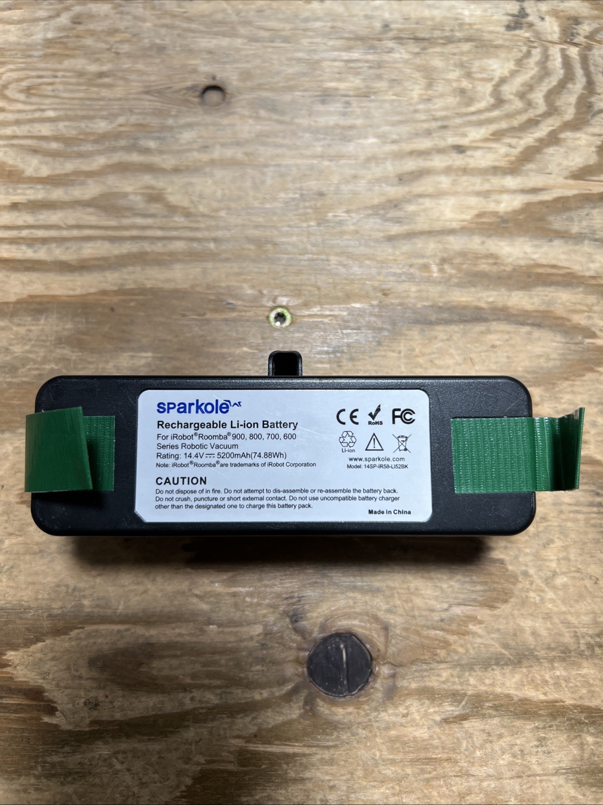 SPARKOLE Li-ion Battery iRobot Roomba 600, 700, 800, 900 Series Robotic Vacuum