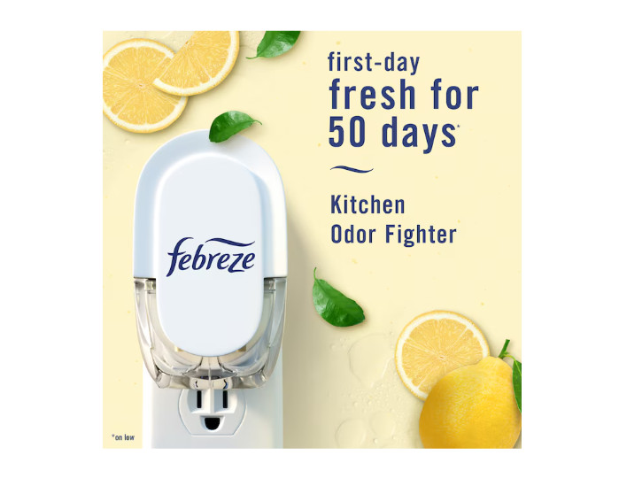 Febreze Plug Air Freshener Refill Fresh Lemon 0.87 fl oz 2 Pack