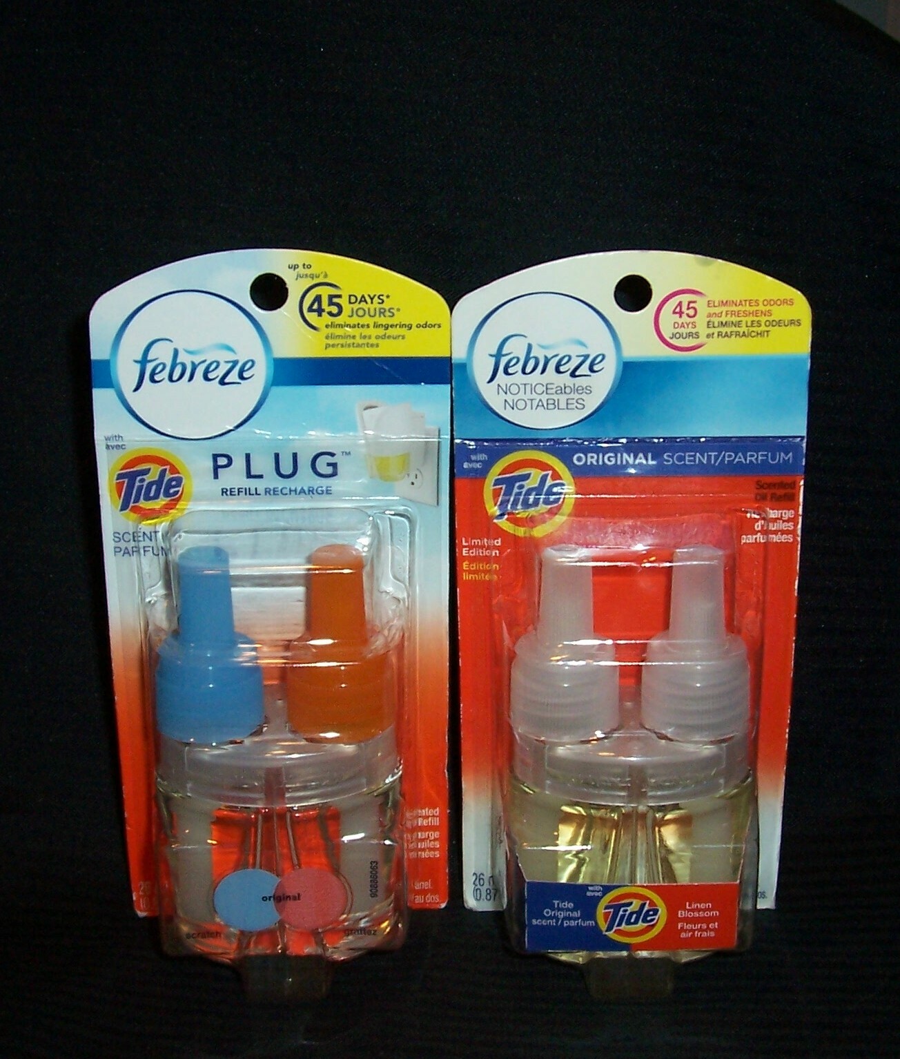 4 ~ Febreze Noticeables Refill TIDE Original Scent NIP