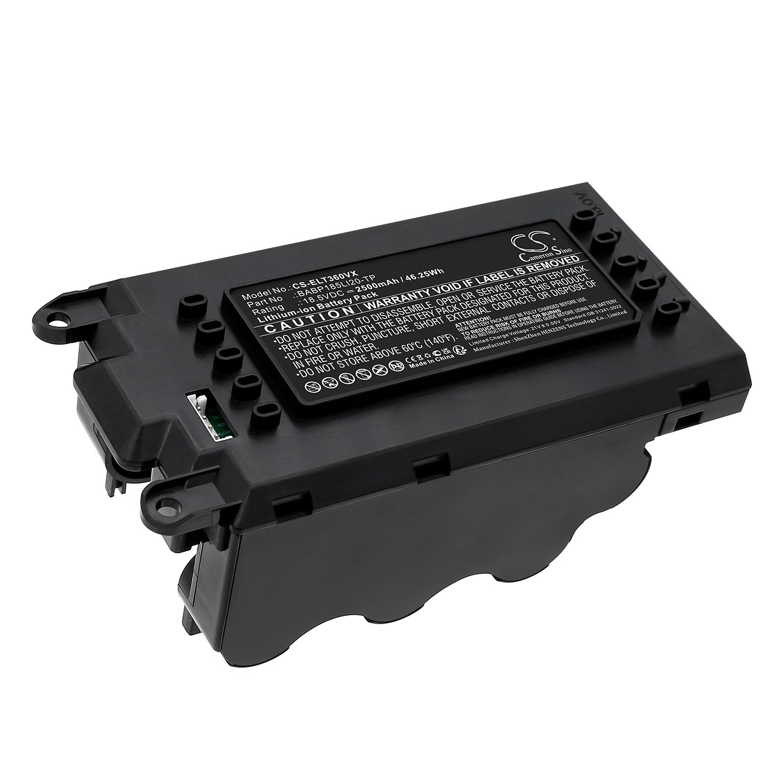 BATTERIE 2500mAh BABP185LI20-TP For Electrolux ERG36 QX6-1-46DB Well Q6, WQ61