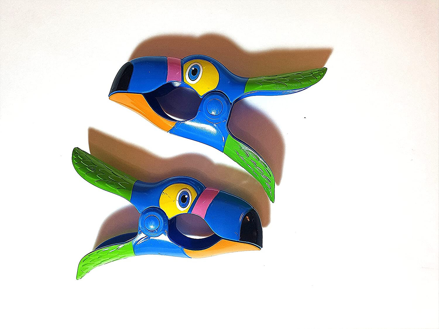 Blue Toucan Beach Towel Clips
