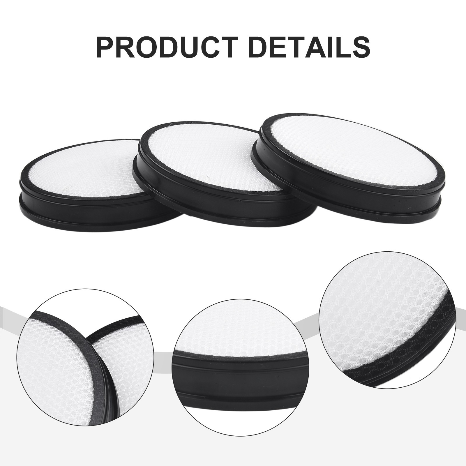2/4-Pack Filter For HART 20V Cordless Vacuum HPSV01, HPSV01B, HPSV50 New