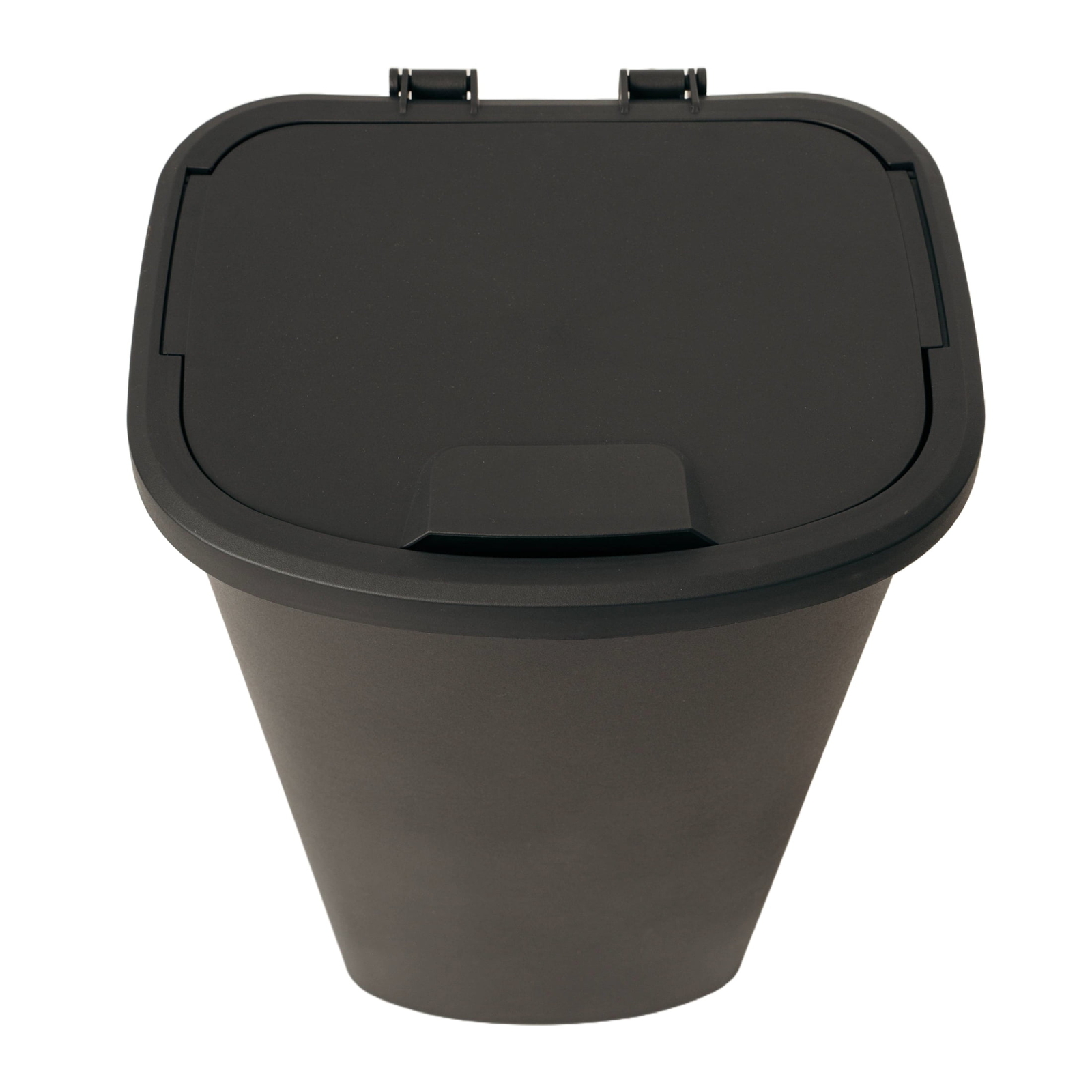 Black,11 Gallon Trash Can, Plastic Lift Top Kitchen Trash Can,