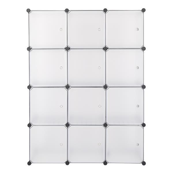 12-Cube Storage Shelf Cube Shelving Bookcase Bookshelf Organizing Closet Toy NEW