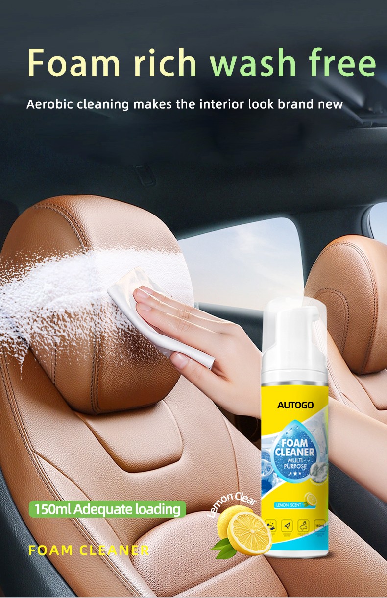 4-in-1 Multi-Enzyme Foam Cleaner, Deep Cleaning Spray for Car Kitchen Bathroom