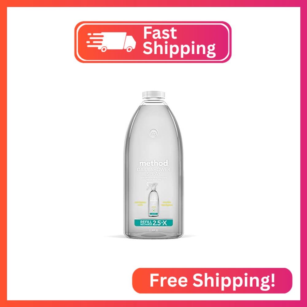 Method Daily Shower Cleaner Refill, Eucalyptus Mint, For Showers, Tile, Fixtures