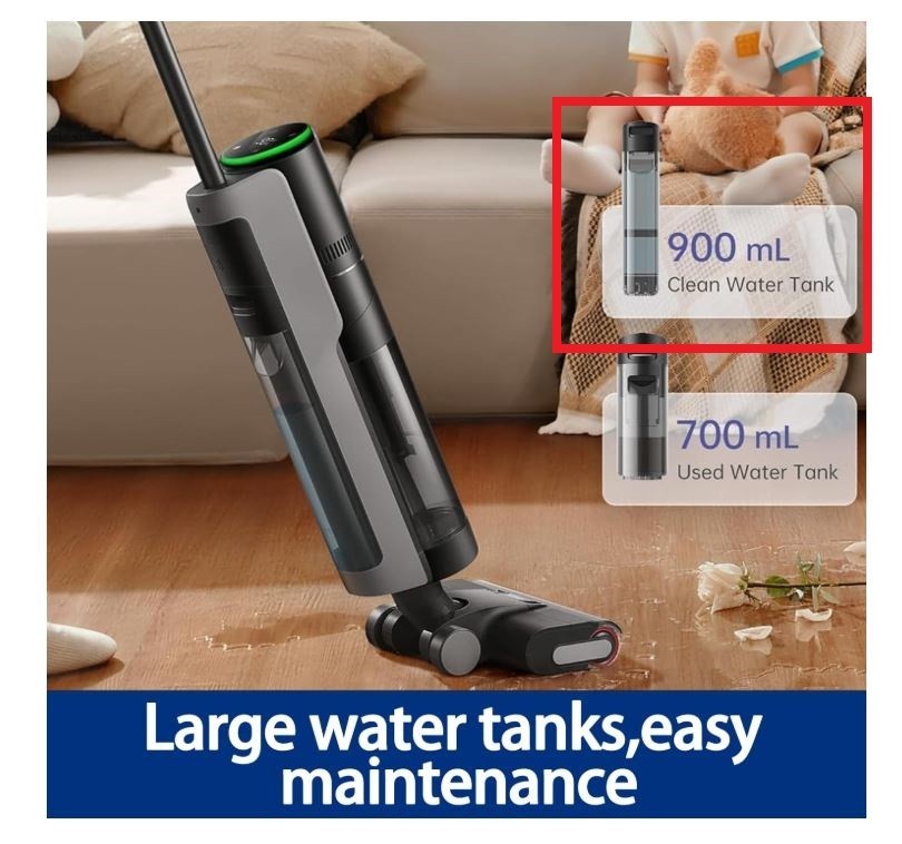 Clean Water tank Compatible with Dreame H12 Dual, H12 Pro Wet/Dry Vacuum