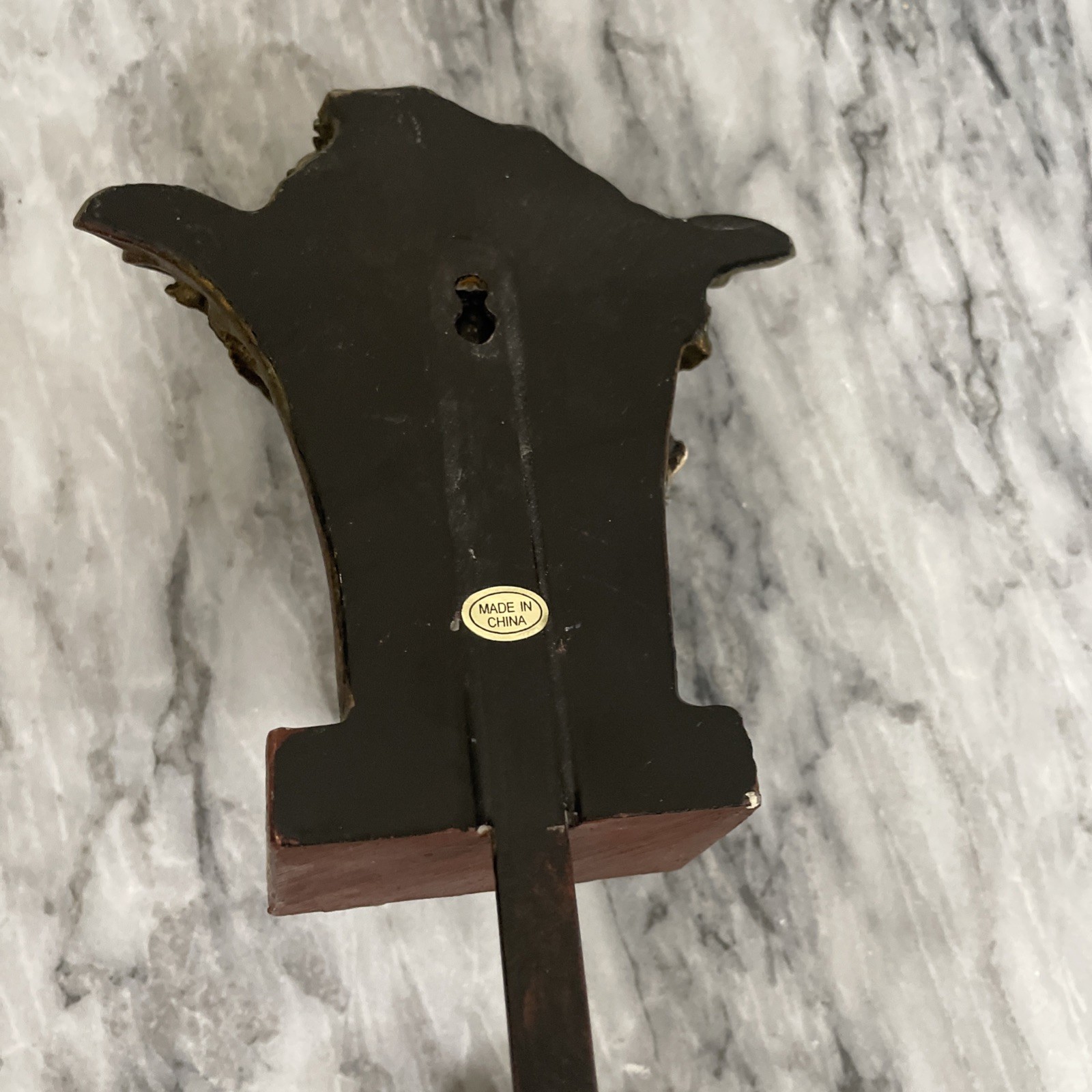 Orions Elephant Wall Hooks, Steamer Trunk, Gold-Tone, Antique, China 2002