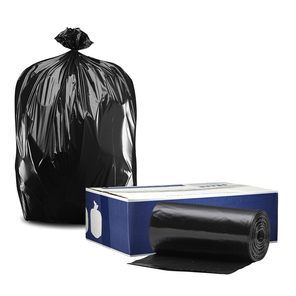 Plasticplace 65 Gallon Extra Heavy Trash Bags, 25 Count