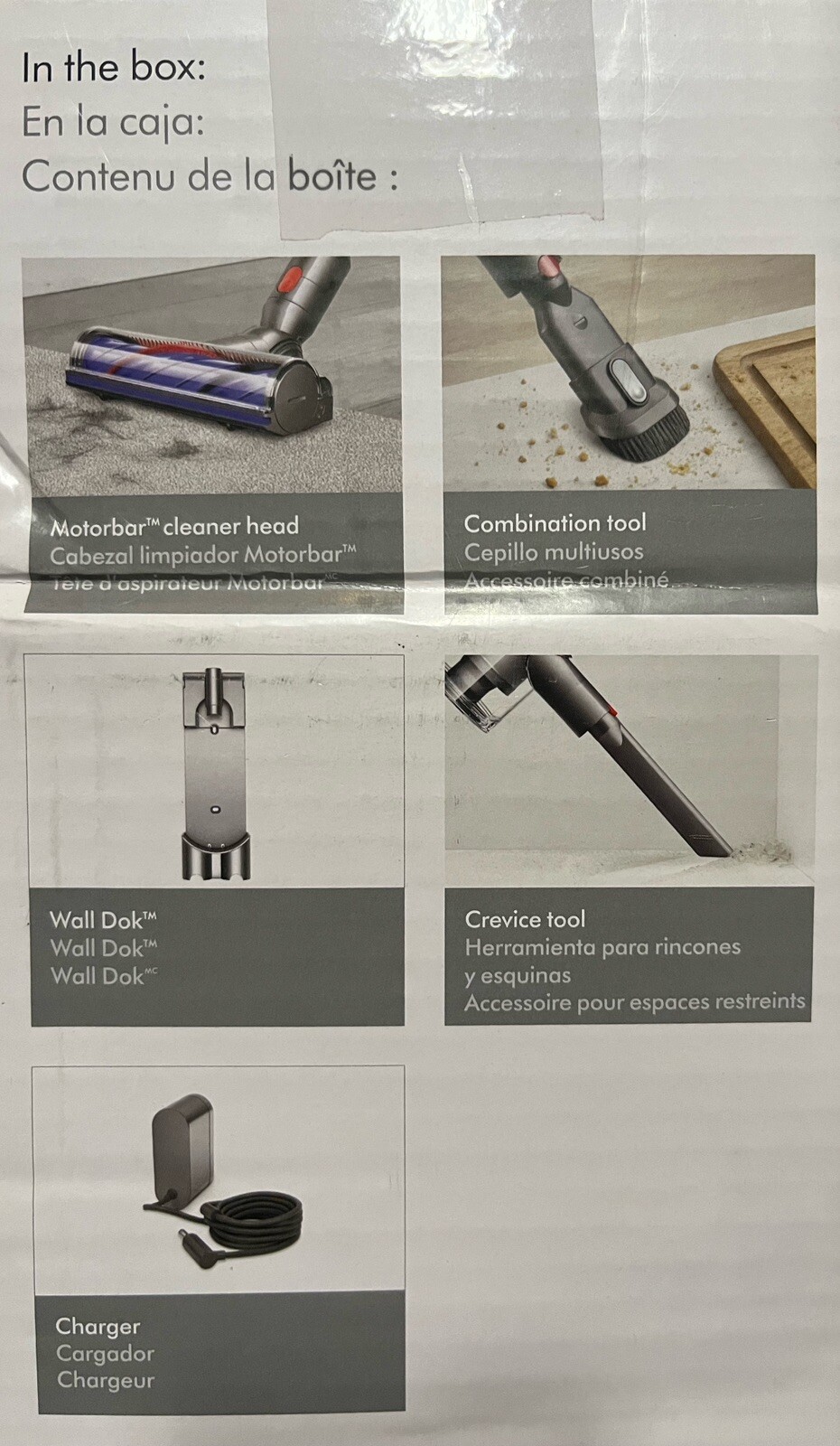 Dyson V8 Origin Plus Cordless Stick Vacuum Cleaner SV25 With Extra Tools New!