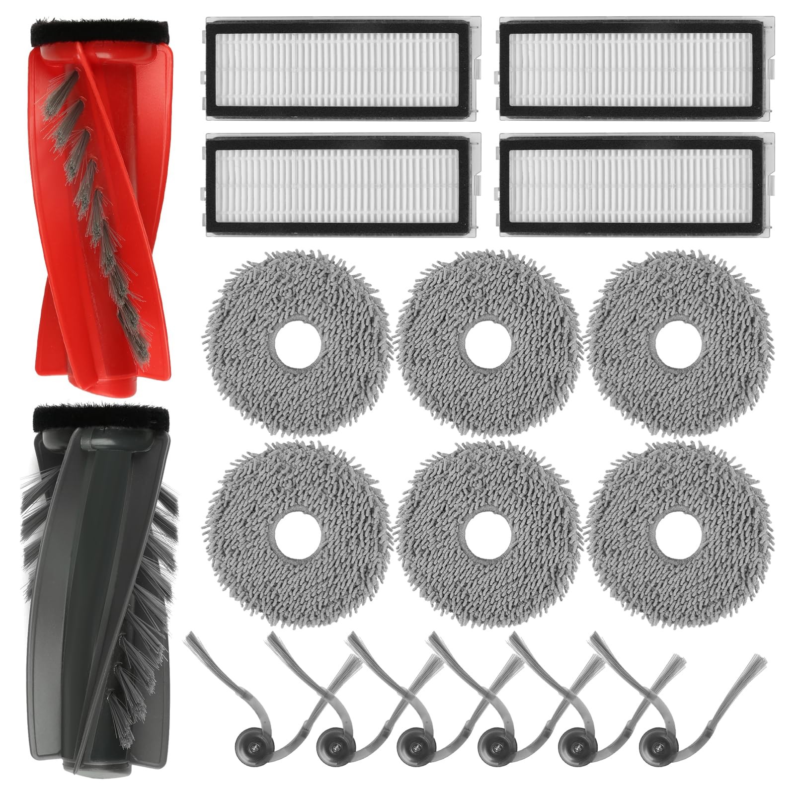 18 Pack Qrevo S5V Accessories Replacement Parts Compatible with Roborock Qrev…