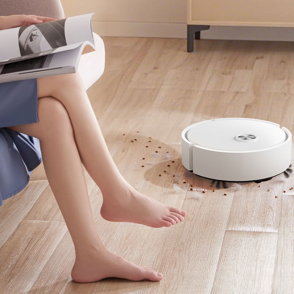 Mini Robot Vacuum,3 in 1 Rechargeable Automatic Avoidance Smart Sweeping Robot