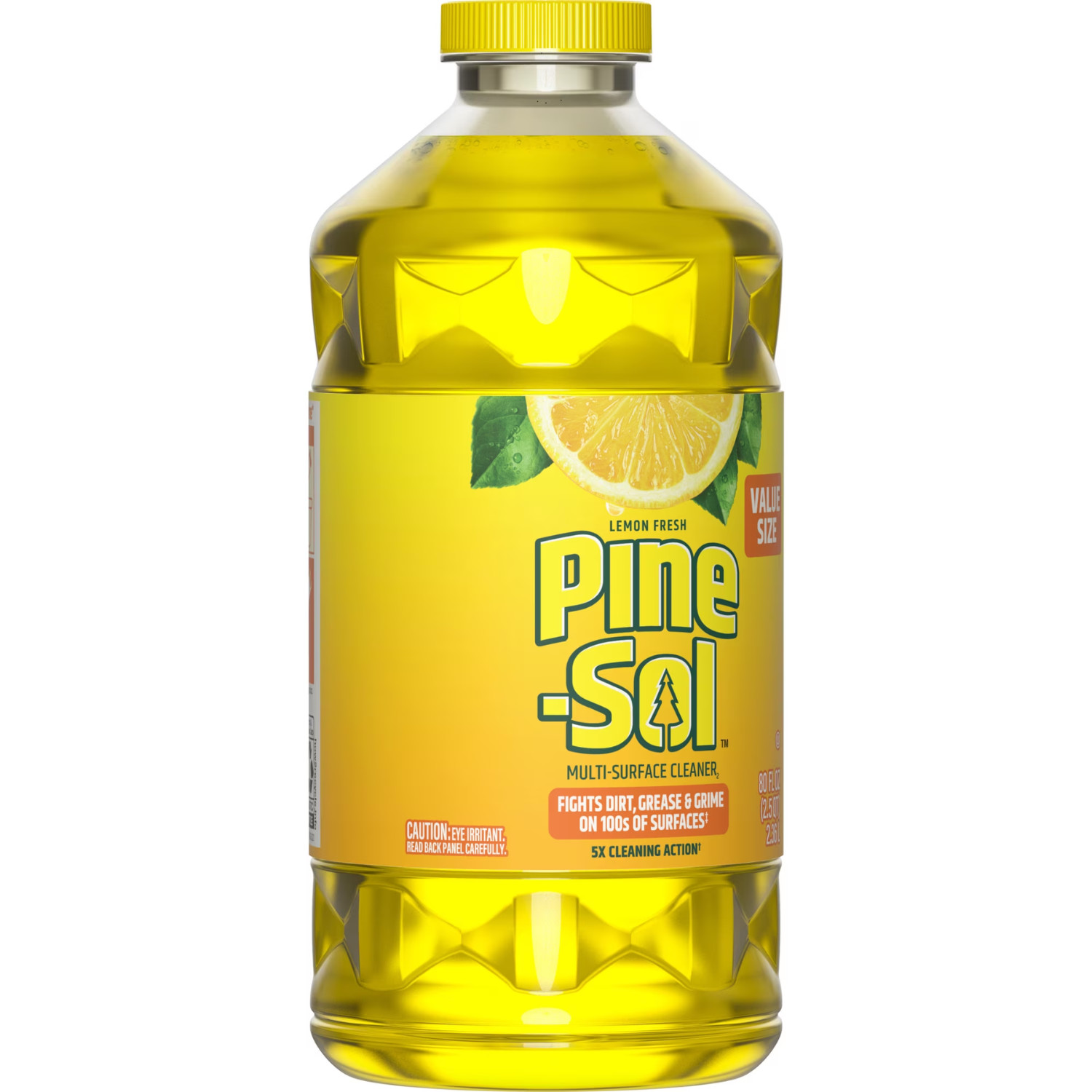 (2 Pack) Pine-Sol Multi-Surface Cleaner Lemon Fresh, 80 fl oz Floor Cleaner