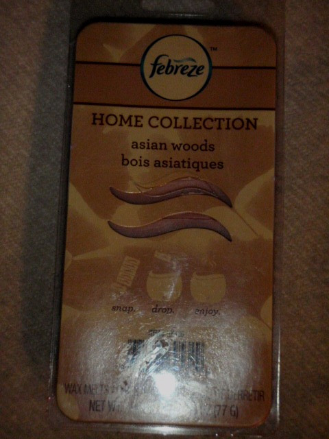 Febreze Wax Melt Asian Woods Vintage Home Scent Smells Divine RARE 2.75 oz