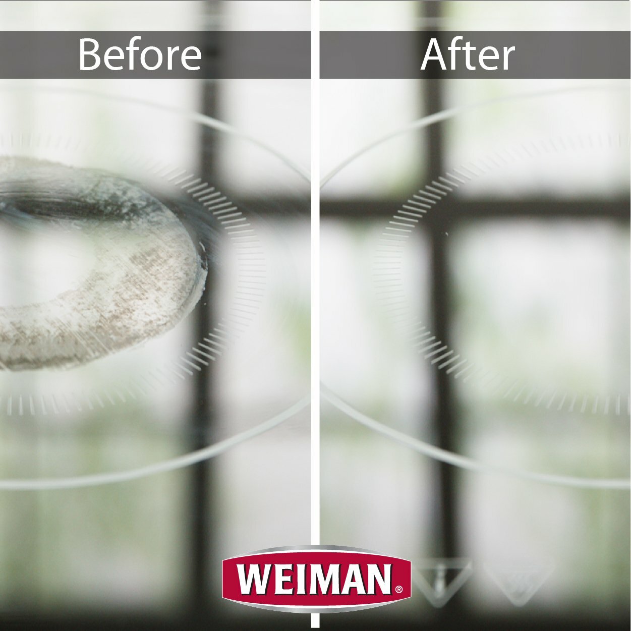 WEIMAN GLASS COOK RANGE SURFACE CLEANER POLISH Clean Shine Protect Heavy Duty 15