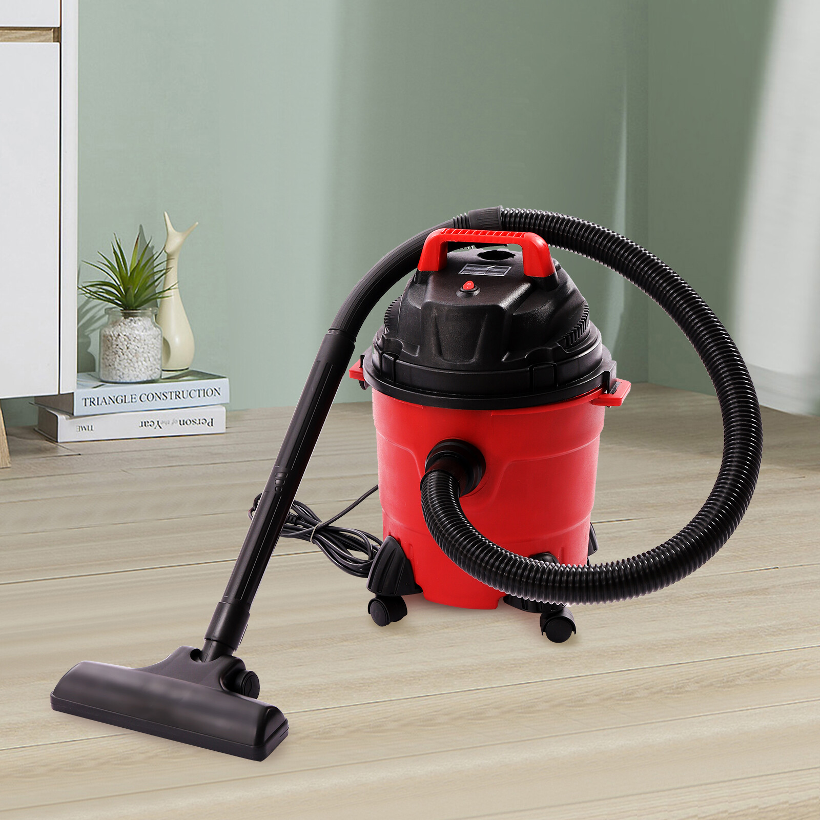 1000W Wet/Dry?Vacuum?Cleaner Portable?Heavy-Duty 3?in1?w/?Attachments?for House