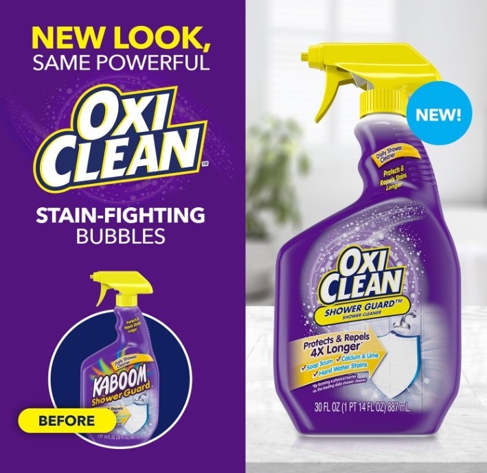 OxiClean Shower Guard 30oz – Easy Spray Cleaner for All Bathroom Surfaces