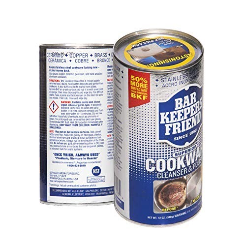 Cookware Cleanser Polish 12 Ounce Pack of 6 Stainless Steel Degreaser Rust