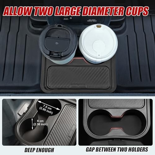 Mabett FT23060111 Trash Can Cup Holder Fits Ford Maverick 2022-2026 3.5L Black
