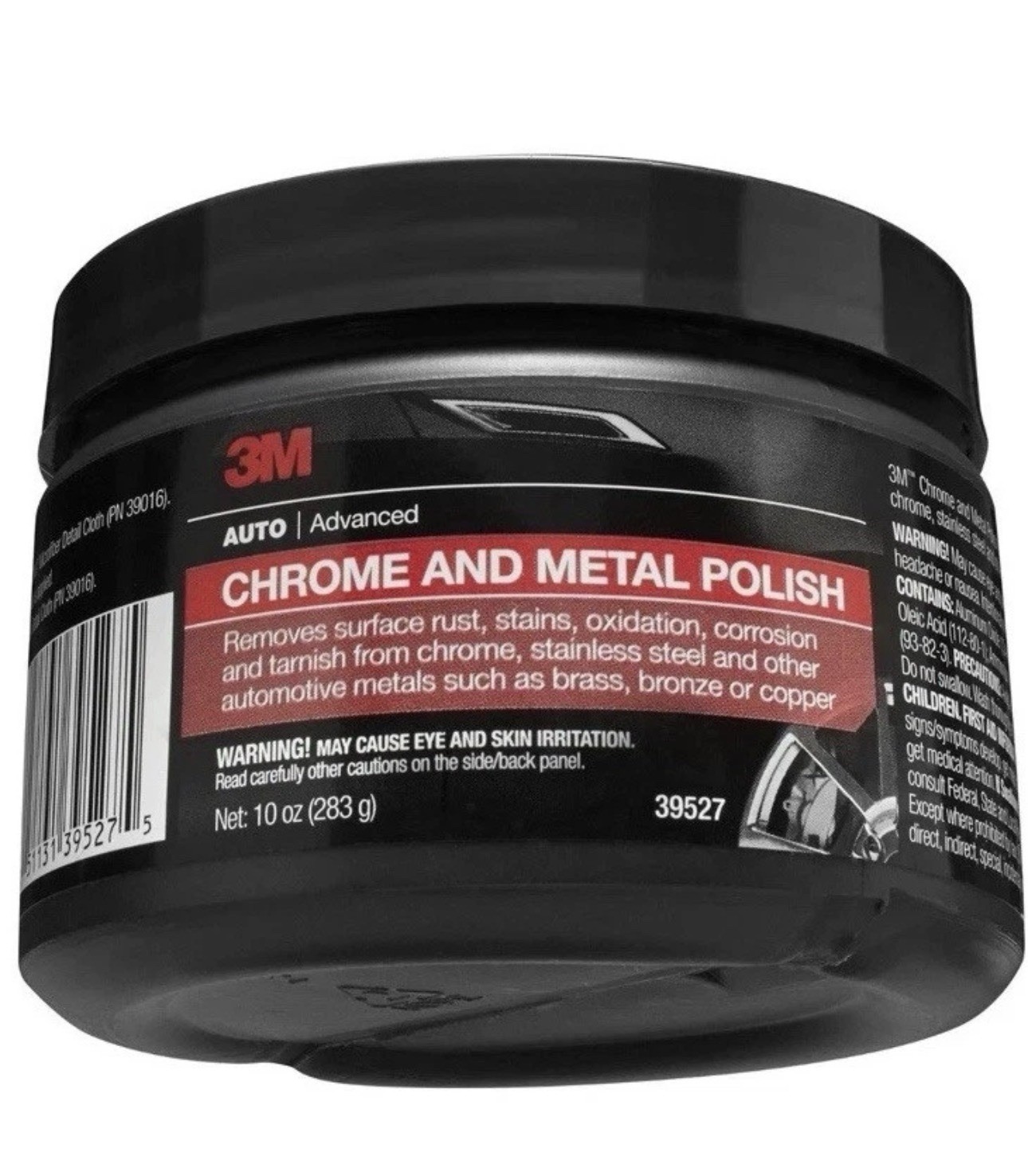 3M Chrome and Metal Polish 39527 10 oz Used on Automotive Metals NEW, 6 Case