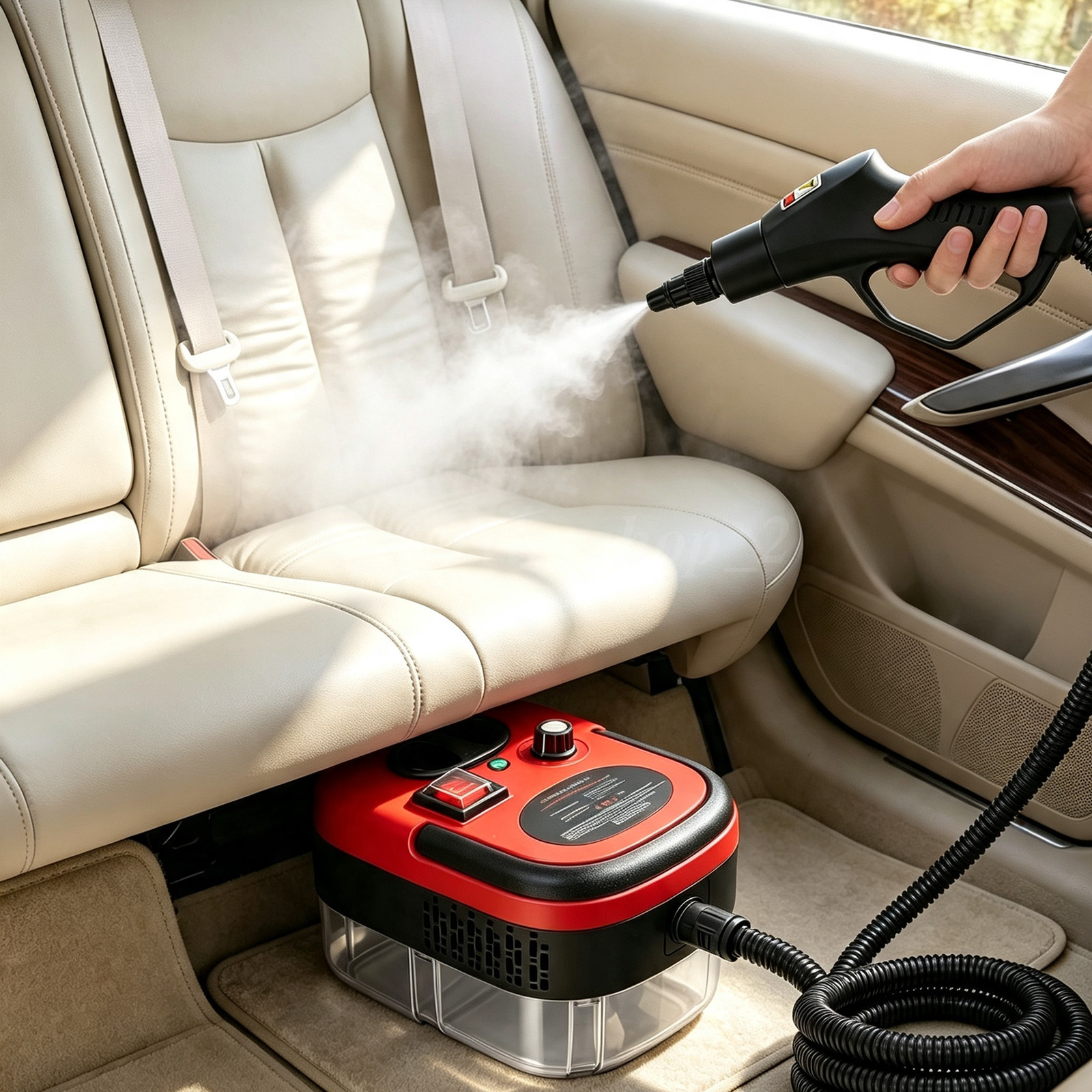 Handheld Steam Cleaner Car Detailing Cleaning Machine Vehicle Auto Washer 2500W